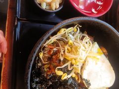 鱿鱼五花肉拌饭-米屋石锅拌饭(师大店)