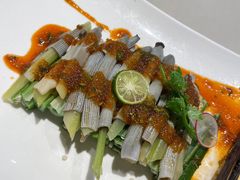 秋葵拌沙虫-黑明餐厅(白鹭洲店)