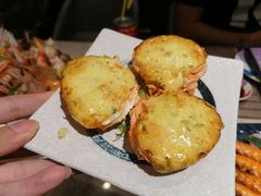 芝士焗蟹盖-極上萬膳·日料放题(海岸城店)