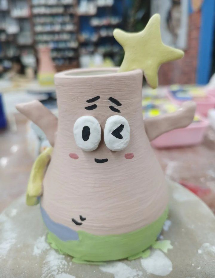 美#薰衣草#diy手工坊#手工#陶艺diy#手作体验#手工陶艺#石膏娃娃彩绘