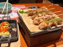 原宿烧鸟拼盘五串-仓桥家·焗寿司·锅物(光谷步行街店)