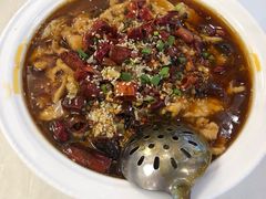 水煮肉片-普天和酒楼·新津菜·烤鸭(天津之眼店)
