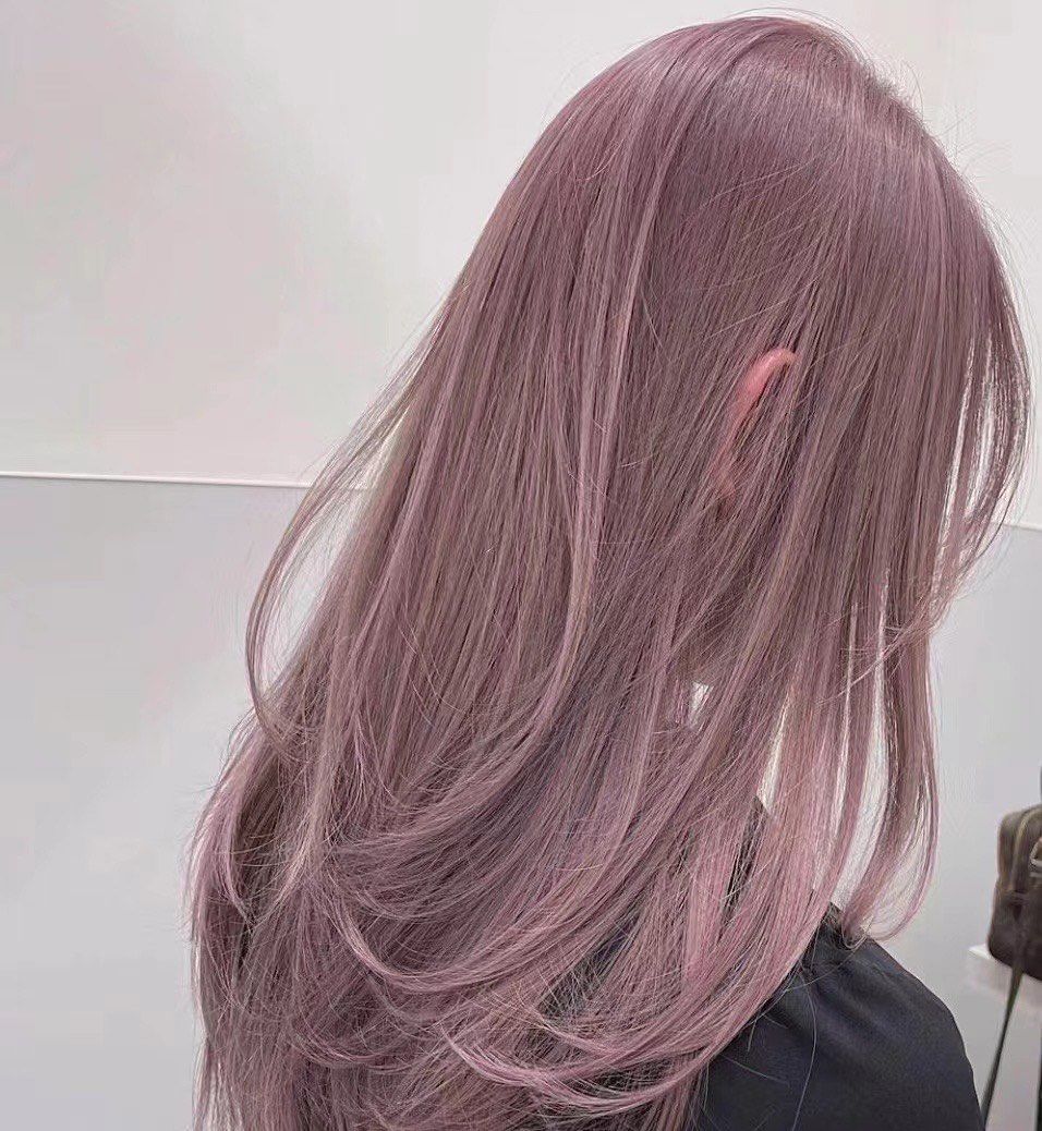 冷雾紫 #染发设计 #超显白潮流发色