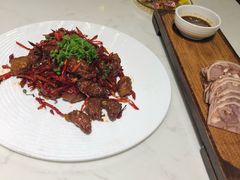 椒麻喷汁小牛肉-后海16号·北京私房菜