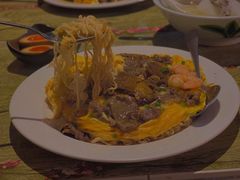 滑蛋牛叉烧捞出前一丁-有章牛杂(石厦店)