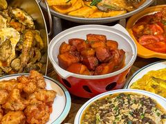 -东来菜馆•手抓海鲜家常菜•海鲜锅贴(鸽子窝店)