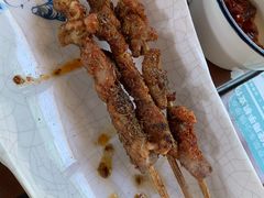烤羊肉筋-亿诣蝎府炸酱面羊蝎子火锅(酷车小镇店)
