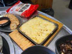 铁板芝士玉米-山·烤辣鸡韩国料理(西溪路店)