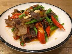 辣椒炒牛腱子-湘缘道客•湘缘饭店·25年湘菜馆(古墩路店)