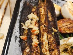 蒜蓉秋刀鱼-小七碳火烧烤(越溪店)