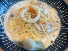 干贝三文鱼籽奶油意面-nata&bica(松江大学城店)