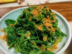 香酥虾皮丝瓜尖-小吊梨汤·北京菜·烤鸭(清河万象汇店)