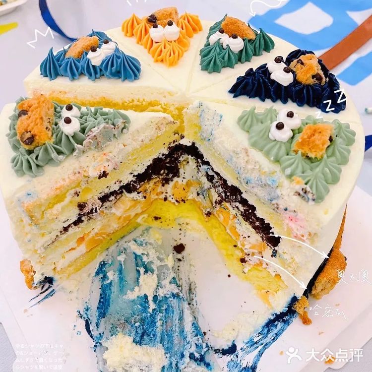 完全不甜的生日蛋糕，我真的极力推荐！