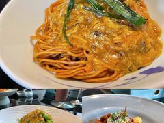 蟹粉葱油拌面-夜上海(新天地店)