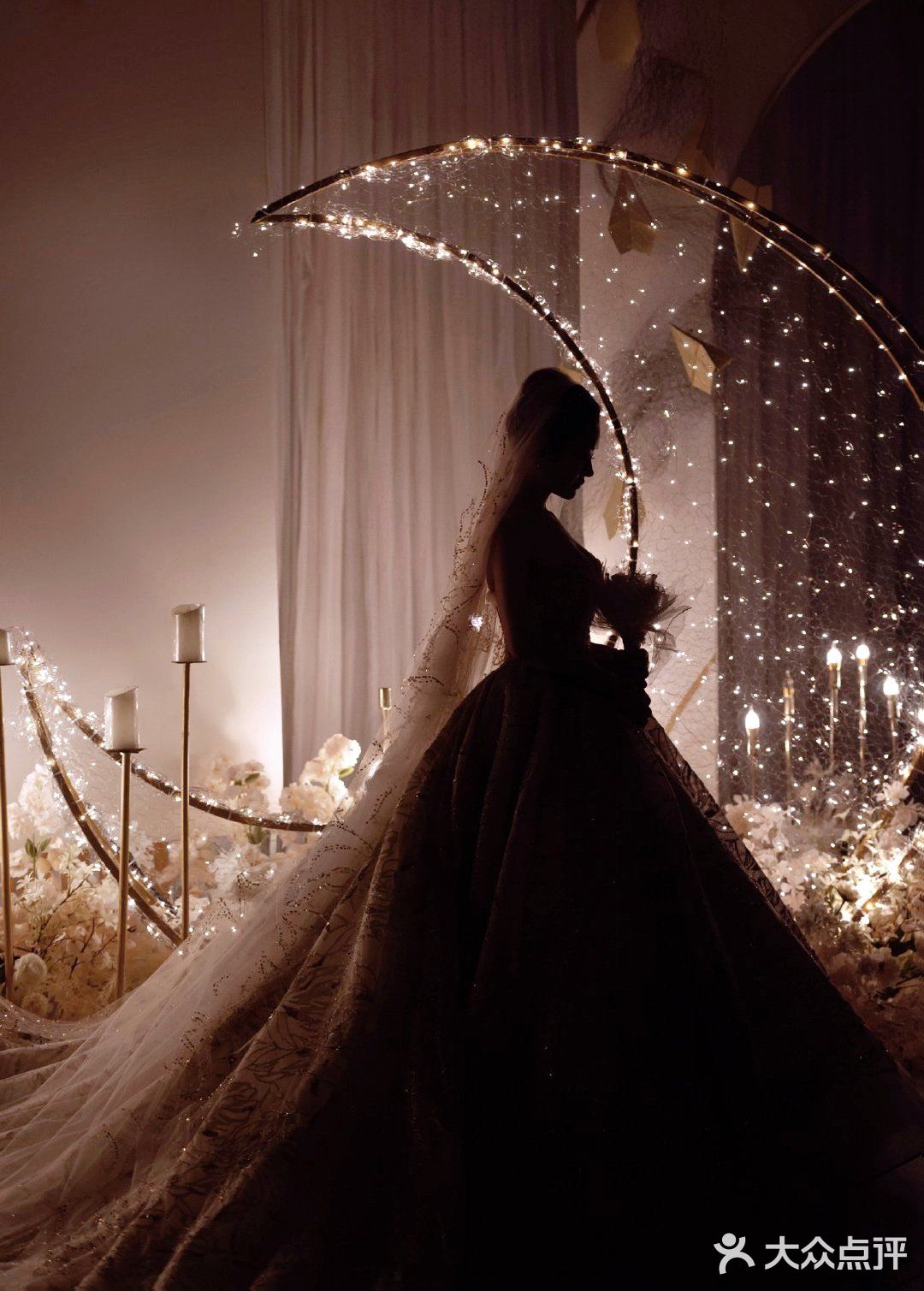 月下俏佳人[亲亲]美呆的月剪影有没有？！