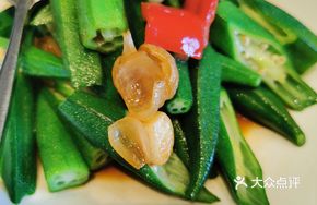 Red Onion and Okra Salad