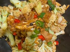 小炒有机菜花-天和晟烤鸭店(玉泉西街店)