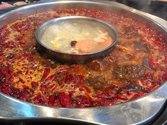 鸳鸯锅微辣-渝宗老灶火锅(巴国城店)