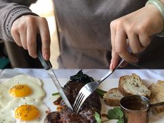 特级21天排酸牛排双煎蛋-The Rug Cafe(王府中环店)
