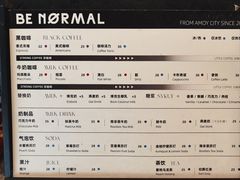 菜单-BE NORMAL CAFE(霞溪路店)