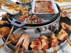 香烤五花肉-醉月城西昌火盆烧烤(天府店)