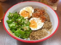 秋葵月见牛丼饭-伽喱博士 Dr.CURRY咖喱饭(太阳宫咖喱店)