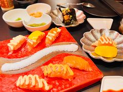 赤焰三文鱼六食寿司拼盘-摩打食堂(壹方中心店)