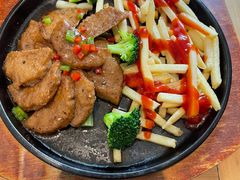 铁板素排-朵朵开素食餐厅(后宰门街店)