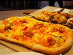 咸蛋黄“双虾争霸”比萨-必胜客(宁波天一水街店)