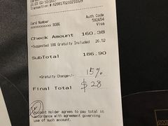 账单-RED LOBSTER(中城西店)