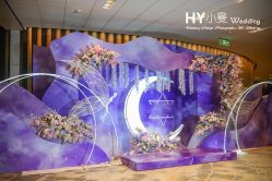 紫色-HY小曼wedding·TOPYOUNG团队