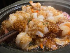 蒜蓉粉丝蒸开边虾-绿茶餐厅(乐峰广场店)