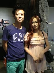 David首席为客人设计美美的造型-东瀛造型