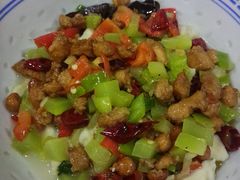 辣子鸡丁煮馍-老西安韩记三鲜煮馍(四府街店)
