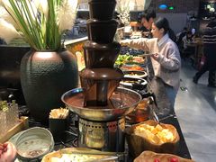 巧克力瀑布-梨花自助烤肉(天河城店)