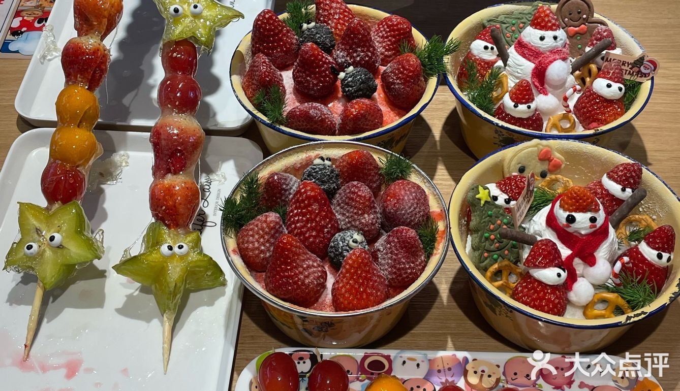 南昌奥体天虹！！圣诞刨冰！！快去吃。。