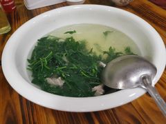 野菜肉片汤-姚餐馆