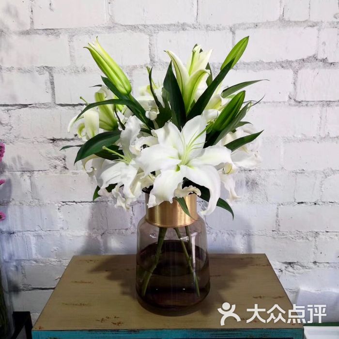 花开了花艺生活馆瓶插花图片-北京花店-大众点评网