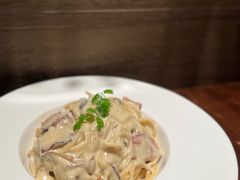 奶油烟肉蘑菇意面-Bistro 63 创意融合料理(广粤天地店)