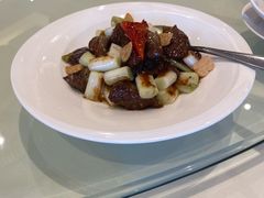 日式葱爆牛肉粒-利苑酒家(华熙国际店)