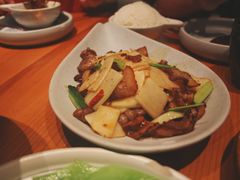 腊肉炒香笋-云海肴·汽锅鸡·云南菜(天山百盛优客店)