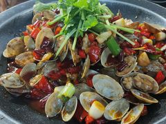 爆炒花甲-大湾金牌万州烤鱼(沙河店)