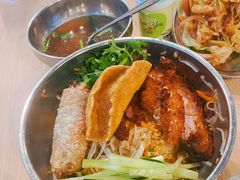 香茅猪颈肉捞粉-海安安越南粉(丹竹頭店)