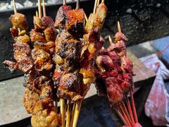 -劳动公园新疆人烤腰子