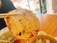 葱油饼-蟹芆三馄饨