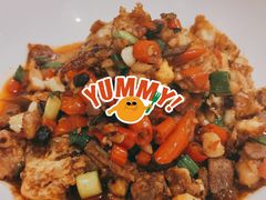 拆骨肉炒荷包蛋-俏湘厨•地道湘菜(建华南路店)