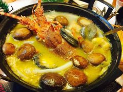 -鲜入围煮花胶鸡海鲜火锅