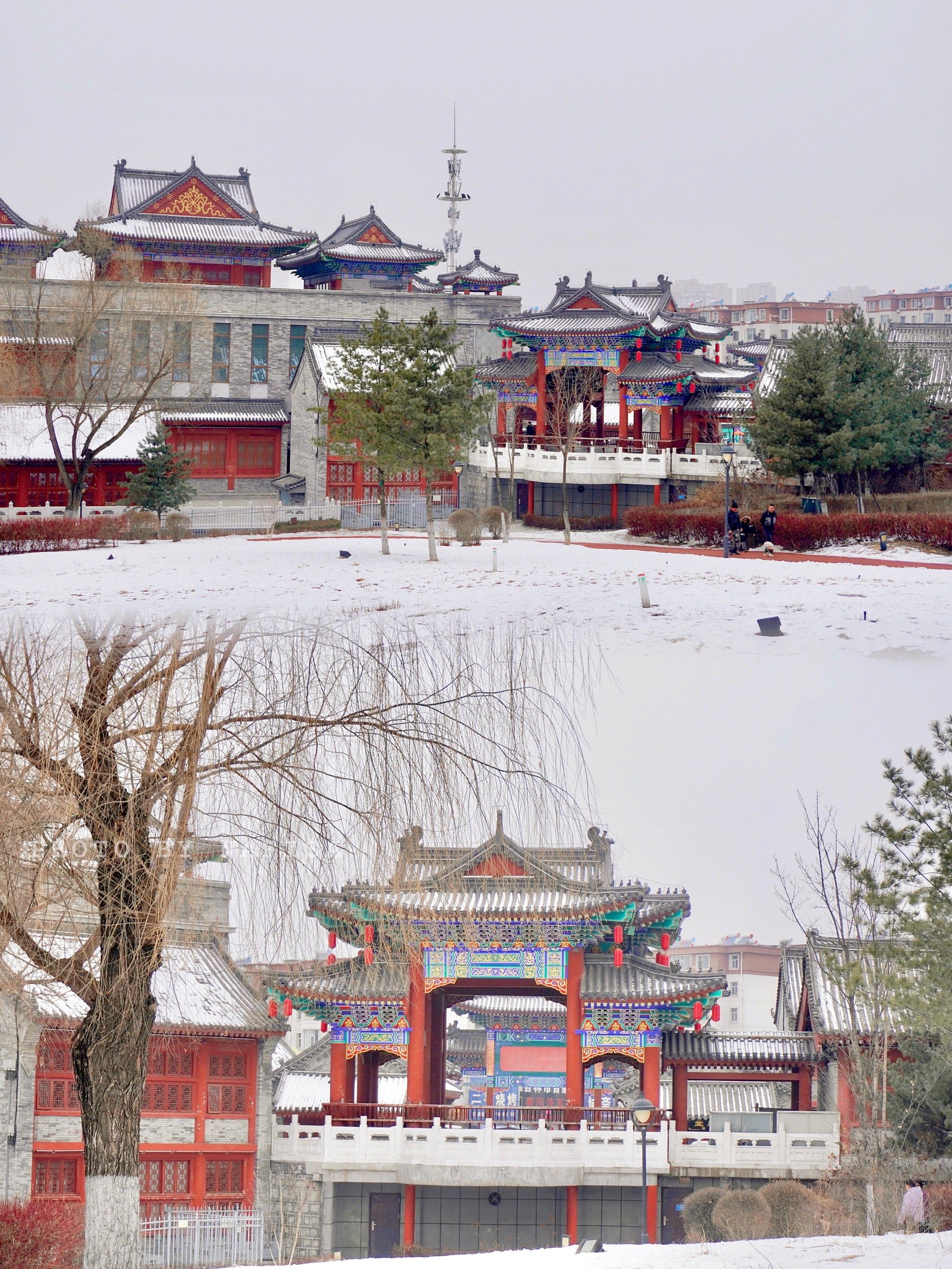 长春周边游,雪后的玄天岭