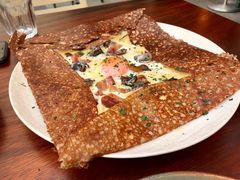 鸡蛋蘑菇熏肉荞麦可丽饼-RAC BAR(安福路店)