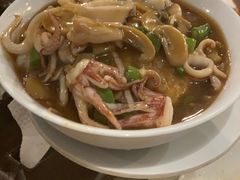 鱿鱼炒蘑菇-Smoke resto